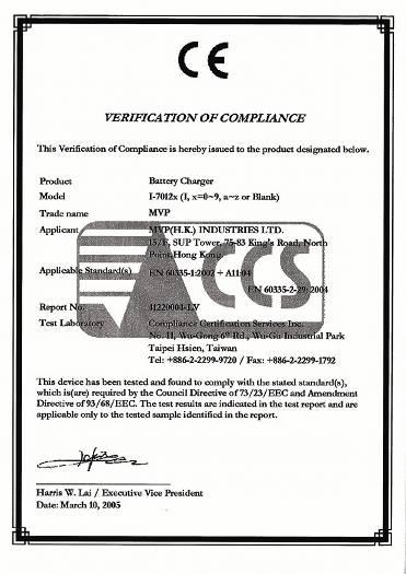 Certificate -