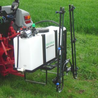 Field margins Conservation headlands Paths Paddocks Sports turf Amenity areas Large gardens Standard features on all models Mini-Spray MSM70/001 & MSM125/001-1 metre boom MSM70/001 (also available
