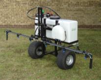tap Engine driven 70 litres/min AR70 twin diaphragm pump Heavy duty fabricated trailer chassis, with two roller bearing wheels, ball hitch trailer coupling and LGP tyres (optional