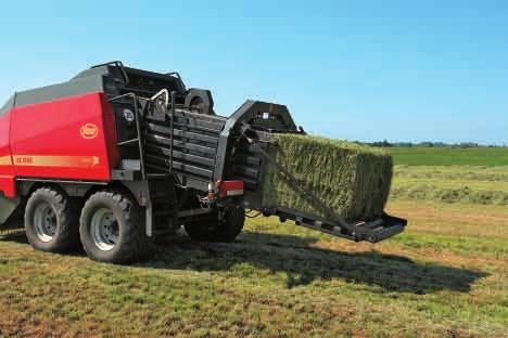 The LB 1290 makes bales from 120 cm width, has an
