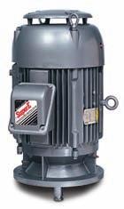 Super-E P-Base Vertical Pump Motors These solid shaft motors are ideal for medium and high thrust in-line pump applications, including aerators for wastewater treatment plants, petroleum refineries,