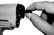 Spread grease before assembling. (Fig. 7-18) Ejector complete Ejector complete Fig. 7-17 Fig. 7-18 Spread grease WARNING Do not rivet during this adjustment since compressed air is being supplied.