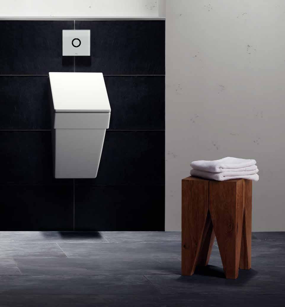20 Viega Visign Viega Visign URINAL FLUSH TECHNOLOGY All flush plates from the Visign for More and Visign for Style series
