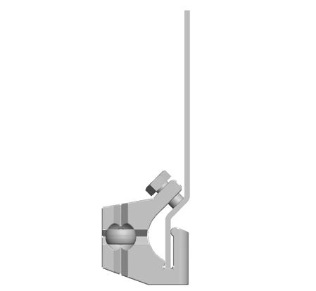 Clamp mounting block (Figure 8, item ) to frame (Figure 8, item ).. Tighten bolt to 0 in-lb ( Nm) to secure (Figure 8, item ). Figure 6.