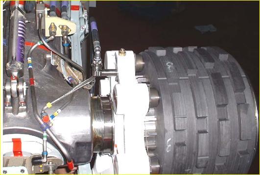 The Drum Brake is rarely used, because it suffers from poor heat dissipation, causing the brakes to overheat and fade.