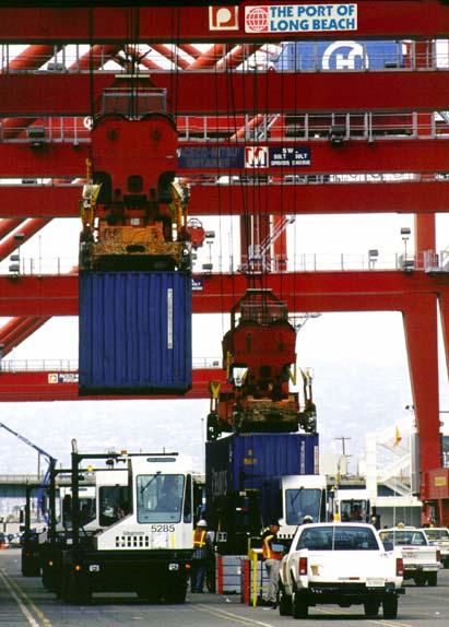 units (TEU 1 ) moving through the Port in 2003. It is a leading gateway for trade between the United States and Asia.