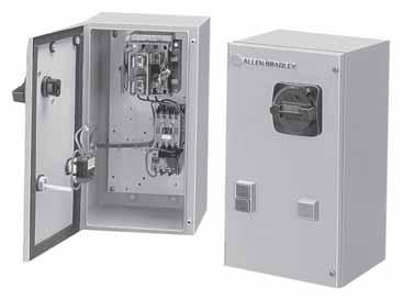 ulletin 112 IEC Combination Starters 3 Fusible Disconnect Type ulletin 112 IP66 (Type 3/4/12) Enclosure With Optional STRT-STOP Push utton and External Reset Compact Design Can e Modified in the