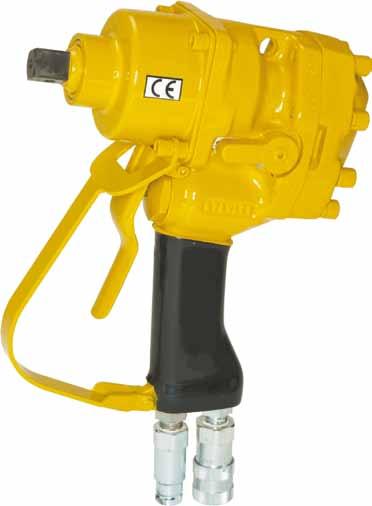 IW12 UNDERWATER IMPACT WRENCH IW1234001 SPECIFICATIONS Capacity Torque Flow Range Working Pressure Full Relief Setting Weight Length Width Hydraulic Ports Connect Size and Type Couplers Hose Whips ¾"