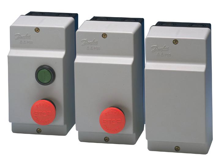 Enclosures for the CI range up to 30 A Enclosures for the CI range up to 30 A are made of plastic and offer a very high degree of enclosure (IP 55 to IEC 529).