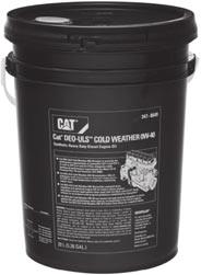 Cat DEO-ULS Cold Weather Best Performance and Protection for Cold Weather Applications Cat DEO-ULS Cold Weather is a synthetic diesel engine oil designed with an extremely stable formula tailored to