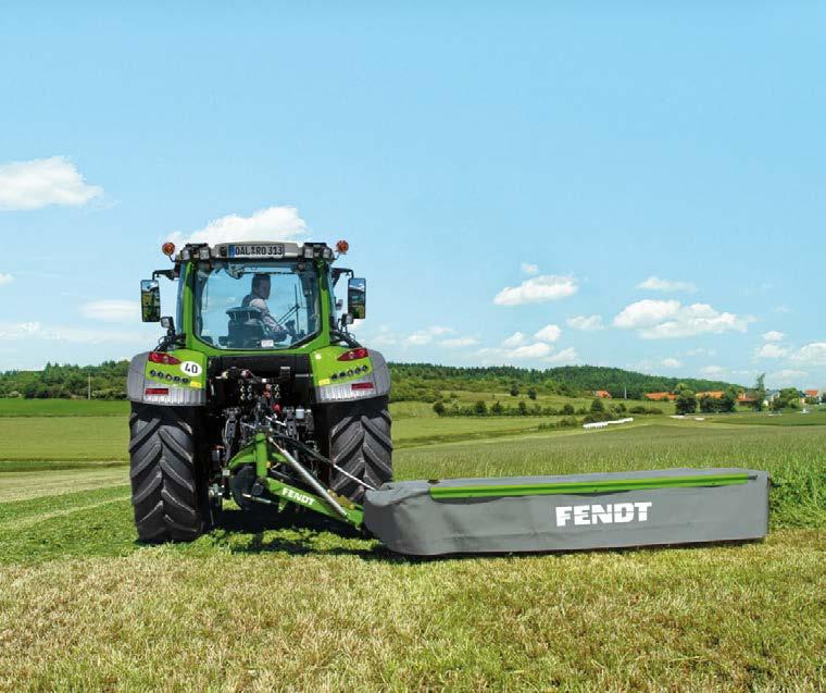 FENDT SLICER REAR MOUNTING WITH SIDE SUSPENSION Because a lightweight design and durability does go hand in hand.