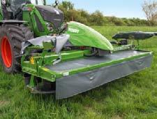Pull instead of push Due to the oscillating linkage to which the mower unit is attached right at the front, the mower is pulled rather than pushed. The spring mounting ensures low ground pressure.