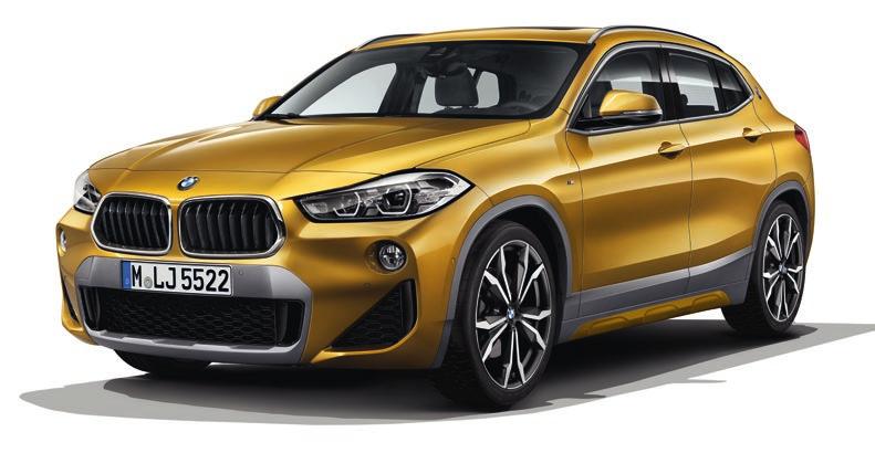 MODEL RANGE. The new BMW X2 is available in a variety of engine and trim variants, each providing a different level of standard specification.