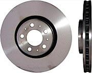 with General certification (ABE) Quantity per car: 2 : all models 1007246 30736406 Brake disc Front axle Volvo S60 (-2009), V70