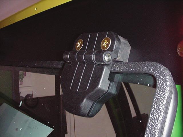 Release latches from latch mounts and open window all the way in order to snap the gas springs onto the ball studs. (see figures 8.2, 8.2.1, & 8.2.2).