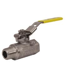 Stainless Ball Valves BV-60102R-LH Suitable for Water, Oil, and Gas Saturated Steam 150 PSI Each Valve Individually Tested 1/4 Turn Open/Close Operation Standard (Reduced) Port CF8M (316 Equiv.