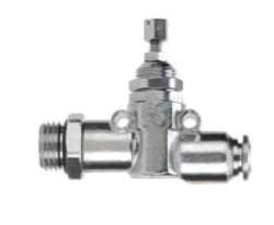 Brass Flow Control Valves (with Knobs) FCV-KNOB-1162N PTC x PTC - BI-Flow - Nickel Plated Brass Part No. Push-To-Connect Push-To-Connect Pressure Length Height Mt.