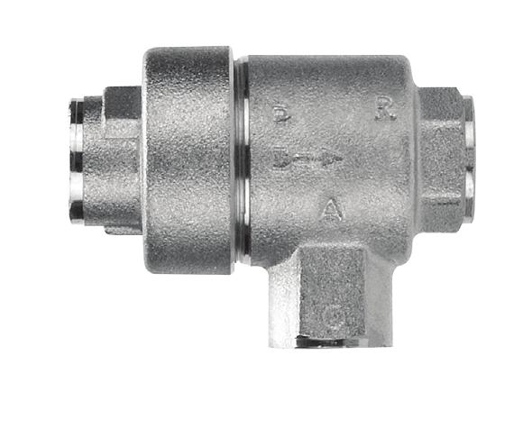 Inline Filter/Quick Exhaust Valve Category Inline Filter Nickel Plated Brass Body Buna / Viton Seal 1-Way Flow is Indicated by the Word IN NOT Lead-Free Compliant Temperature 0 to +160 F ( 18 to +71