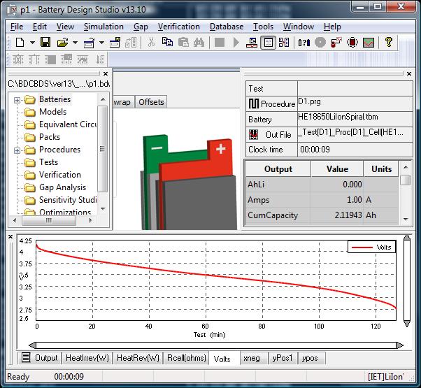 Battery Design LLC Software for Battery Design and Simulation Battery Design Studio