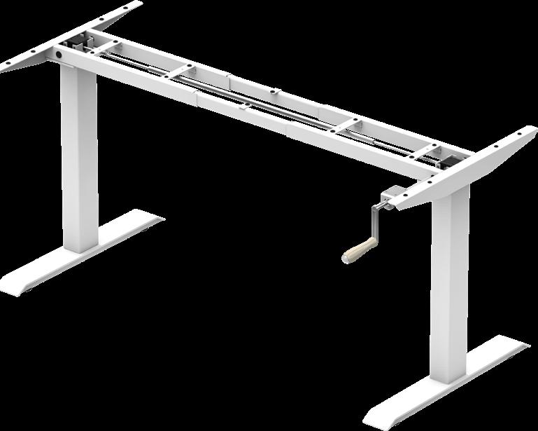 8 TiMOTION TEK08 Two Leg Solution Manually Operated Desk Frame Frame width TEK08 General Features Frame