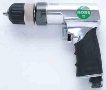 10mm Reversible Pistol Grip Drill AIR TOOLS - DRILLS B2834 Use for drilling and screwdriving. Two speed trigger (slow speed when pushed halfway).