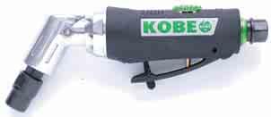 Air consumption: 4cfm* (113ltr/min). Air inlet thread: 1/ 4 NPT. Minimum air hose (ID): 10mm ( 3/ 8 ). Overall length: 165mm. Free Speed (rpm) KBE-270 20,000 0.