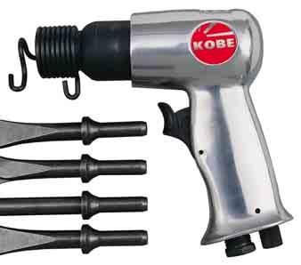 AIR TOOLS - HAMMERS & SCALERS 270 Blows Per Minute KBE-270 2,100 2.00kg -3050K Noise Level 109dBA Sound Power 119dBA Vibration 11.