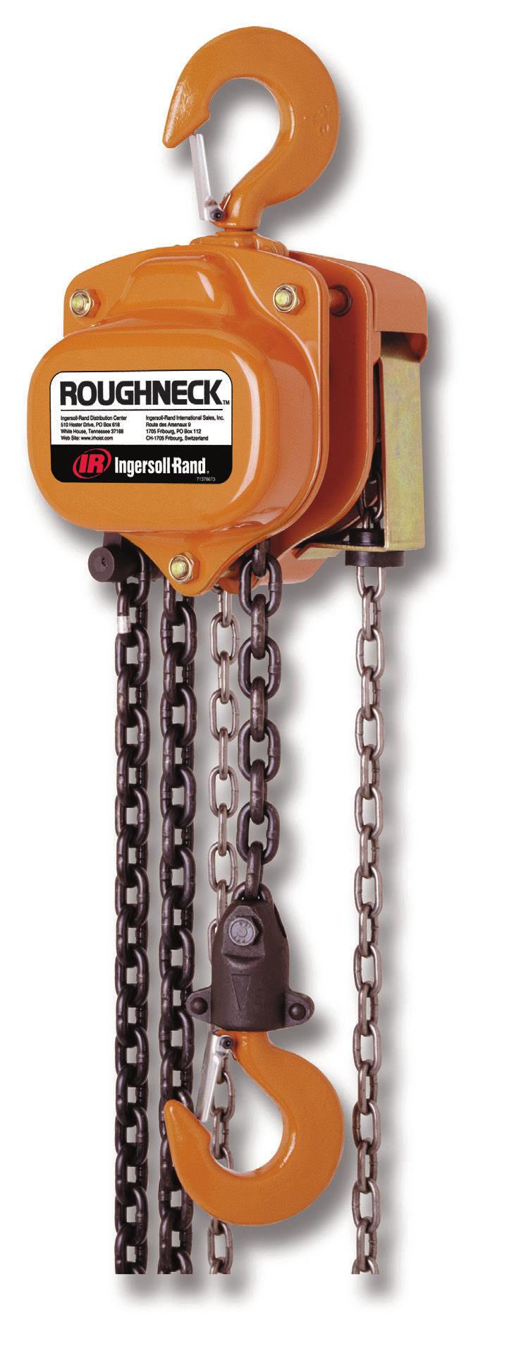 VL2 Premium Series Manual hain Hoist 1/2 20 metric ton Lifting apacity eatures: Our top of the line manual chain hoist, the VL2 Series exclusive hand chain guide provides smooth, even operation and