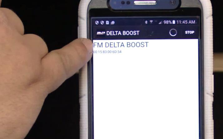 15.Be sure that your mobile device s Bluetooth is turned on, then launch the Flowmaster DELTA BOOST app.