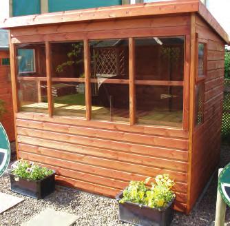 sheds sheds Potting Shed Combi-Potting Shed 3 x 2 Framed roof Full length slatted staging under window Stable door Opening window in one end Sizes from: 1.83m x 1.83m (6 x 6 ) to 3.05m x 2.
