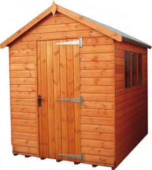 sheds PENT Rhino 75mm x 50mm Fully framed door Roof constructed of 75mm x 50mm framing Door can be positioned at any side or end wall Mortice lock and key with antique handles 30 fully framed boxed
