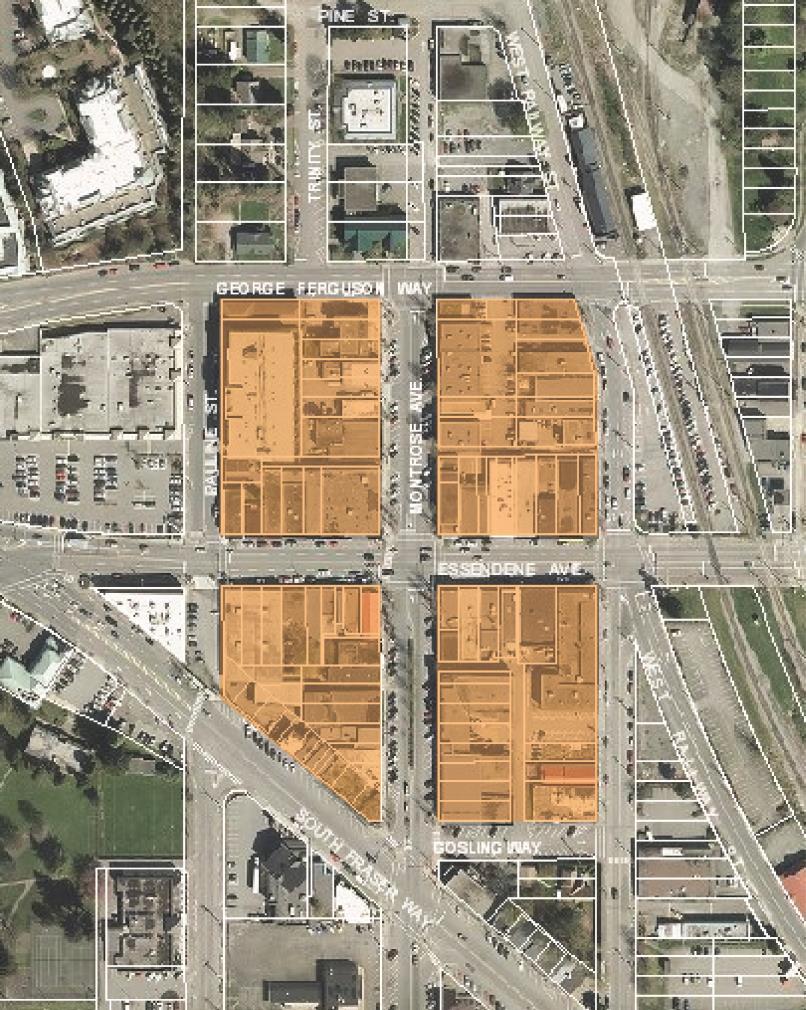 Figure 2 Parking Exemption Area.2 Transportation Demand Management a. Off-street parking requirements may be reduced by the following amounts: i.