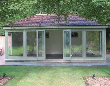 GARDEN BUILDINGS Manufactured and installed by The Malvern Collection Limited.