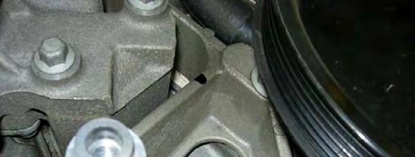 Remove p/s idler pulley & cut