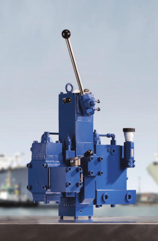 12 Winch systems with Rexroth Hydraulics Winch Control: One Space-saving Block, Many Functions We have extended our product range of winch control blocks.