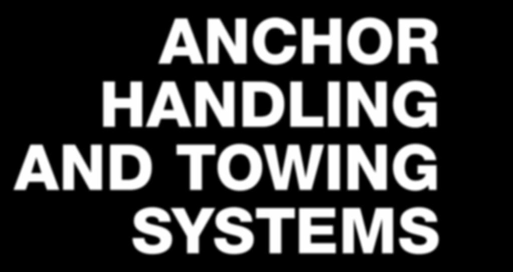 TOWING SYSTEMS