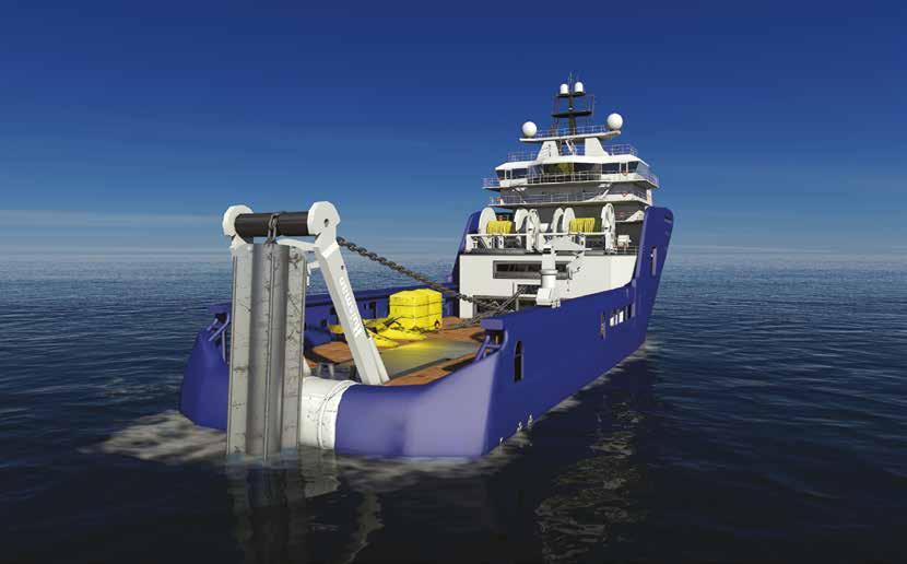 NCHOR HANDL ND TOWING SY ANCHOR HANDLING AND TOWING SYSTEMS Huisman, the innovative offshore equipment supplier has developed a range of heavy duty anchor handling and towing systems, providing a