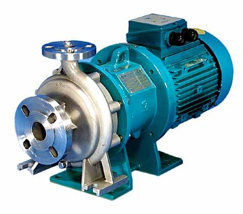 ETS Metallic Magnetic Drive Centrifugal Pumps Metallic Magnetic drive Horizontal - Single Stage - Centrifugal pumps Sub-ISO designed Materials : AISI 316 (1.