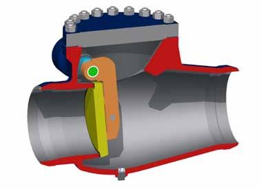 TURK Extraction Check Valve Design Features Design Features Swing disc designs Pneumatic or gravity operation Lever and weight options Special actuations packages available Welded or double flanged