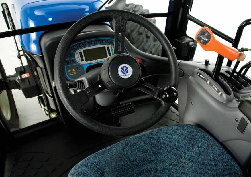 All-day comfort and control Outstanding visibility and easy-to-reach controls make work a pleasure. The work environment in the Bidirectional tractor is like no other.