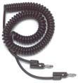 Patch Cords and Test Leads Multi-Stacking Banana Plug Coiled Patch Cord 1.55in (39.37mm) Multi-Stacking Banana Plug Patch Cord with In-Line Fuse Holder 0.88in (22.35mm) 1.55in (39.37mm) Multi-Stacking Banana Plug to Miniature Stacking Banana Plug 1.