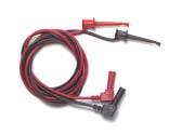 2m) 60in (1.5m) Fits Digital Multi-meters and other instruments with shrouded jacks. Offset design designates hot and ground leads. Black and red banana plug shrouds.