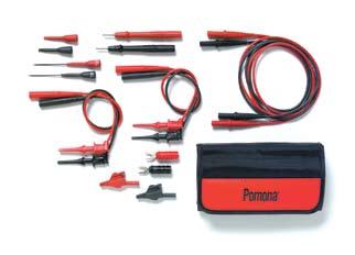 DMM Accessories and Kits Deluxe Electronic Bench DMM Test Lead Kit Features Ratings 6204A Straight DMM plugs CAT III, 600V per IEC61010-2-031 56 7 5 3 8 2 1 1. Silicone insulated 4ft (1.