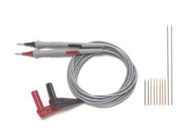 Test Probes with Screw-on Alligator Clips Ratings 6723 IEC61010 1000V CAT III 20A (probe alone) IEC61010 300V, CAT II 10A (with alligator clip attached) Probe set includes 2 screw-on alligator clips.
