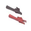 (7.62mm). 2.27in (57.7mm) *For singles, order: -0 Black, -2 Red. Test Probe Tip Adapters 2.96in (75.2mm) 6264-* Alligator Clip. Attach to probe tip. Rating: IEC61010-2-031 CAT II. 300V.