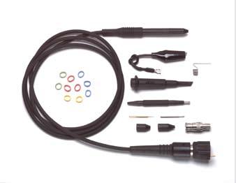7in (22cm) Ground Lead with Alligator Clip 1 ea. Rigid Probe Tip 1 ea. Spring Probe Tip 77 Oscilloscope Probe Tip Adapter 6553 Tips can be replaced with Pomona 0.60in (1.