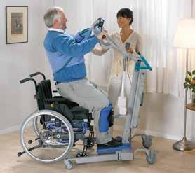 SARA 3000 is the perfect choice for transferring residents like Carl (see ArjoHuntleigh Mobility Gallery on back page).