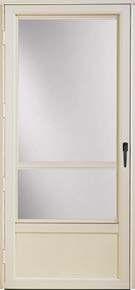 storm doors are available in the following colors Snow Mist Café Cream Rustic Bronze Tudor