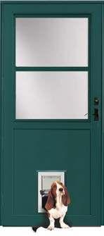 Only available with heavy-duty closer, Pet Door N/A with