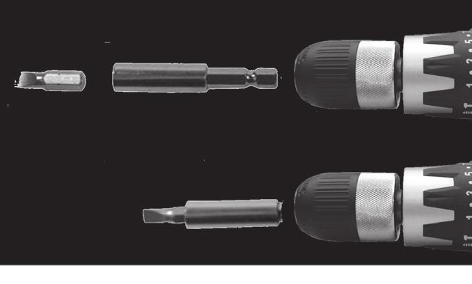 I) (Screw driving force of your drill driver) The torque is adjusted by rotating the torque adjustment ring.